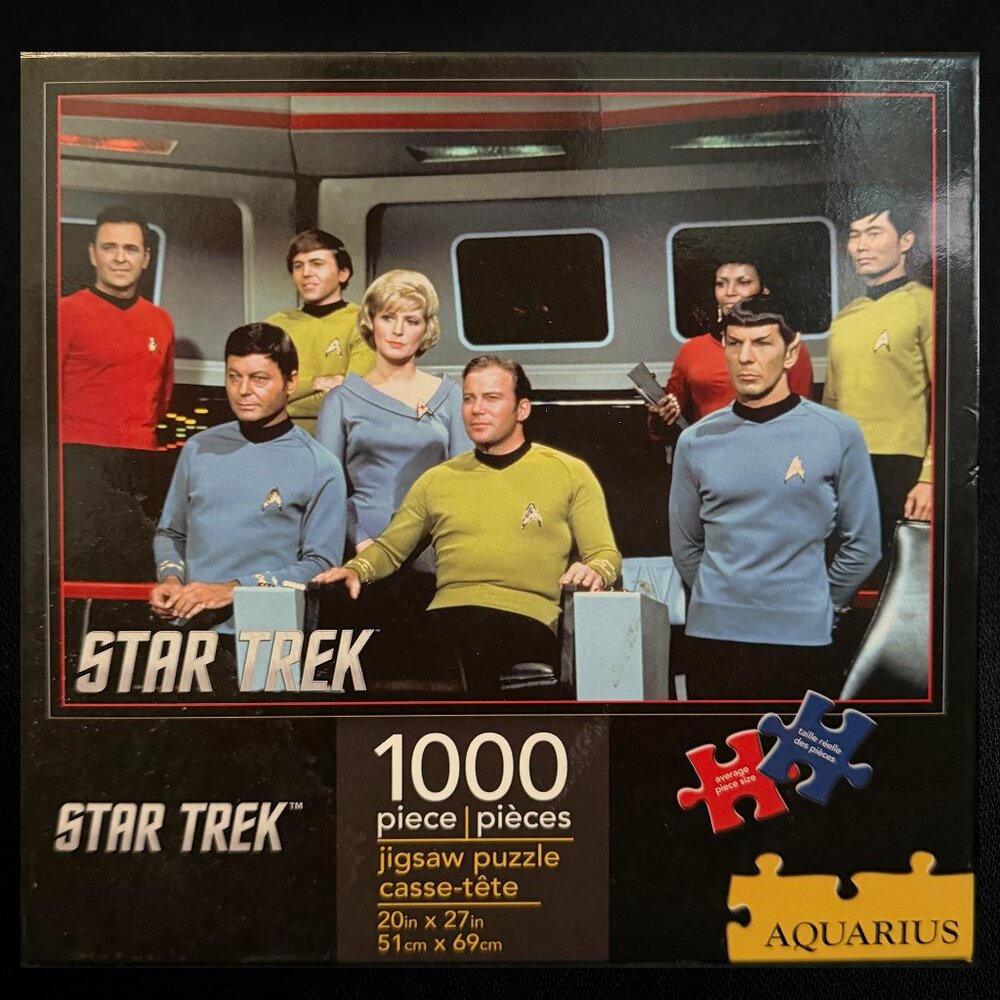 Aquarius Star Trek 1000-Piece Jigsaw Puzzle - Multi-color NEW IN BOX